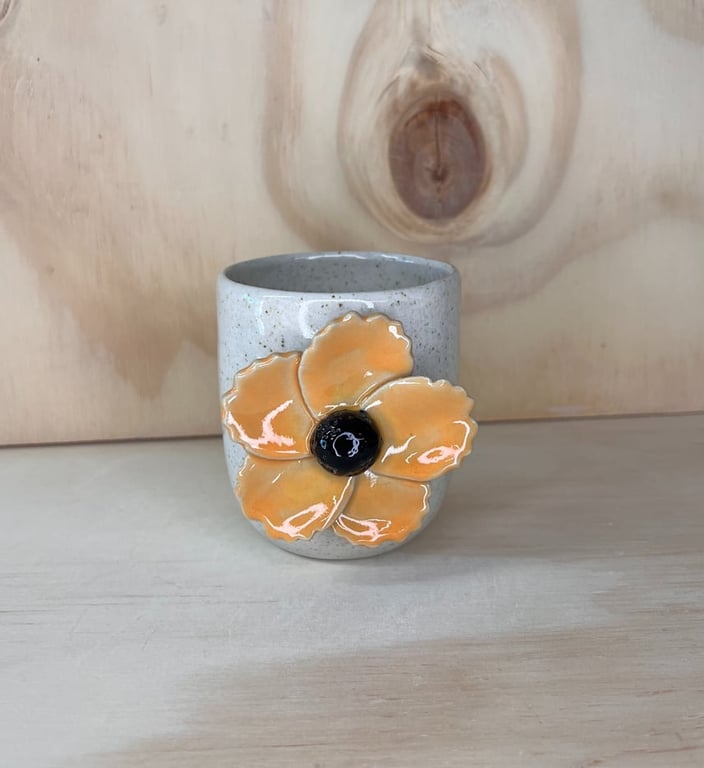 Orange/ lyserød Valmuekop 