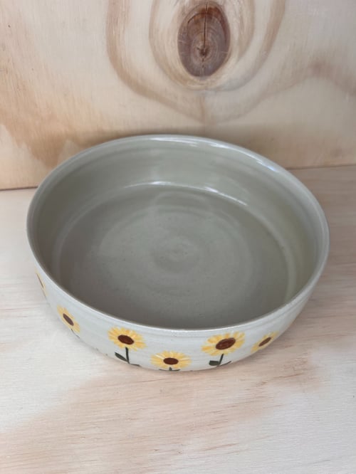 Serveringsskål med solsikke  (3)