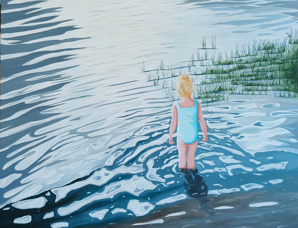 Pigen i søen 100*80