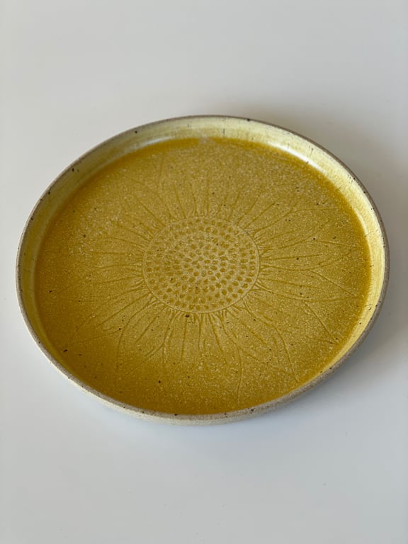 Solsikkefad, gult - ø 27 cm billede 2