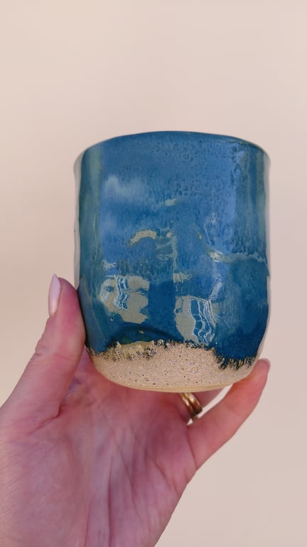 "Kysten" dyb blå, ca 300 ml billede 2