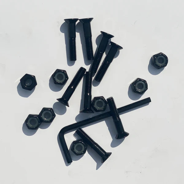 Gtool, Allen 1" Bolts, Black