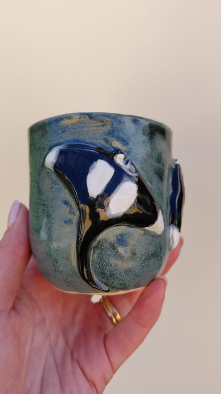 3d kop med mantaray, ca 200 ml