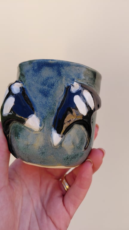 3d kop med mantaray, ca 200 ml billede 2