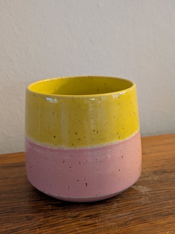Kop gul/pink