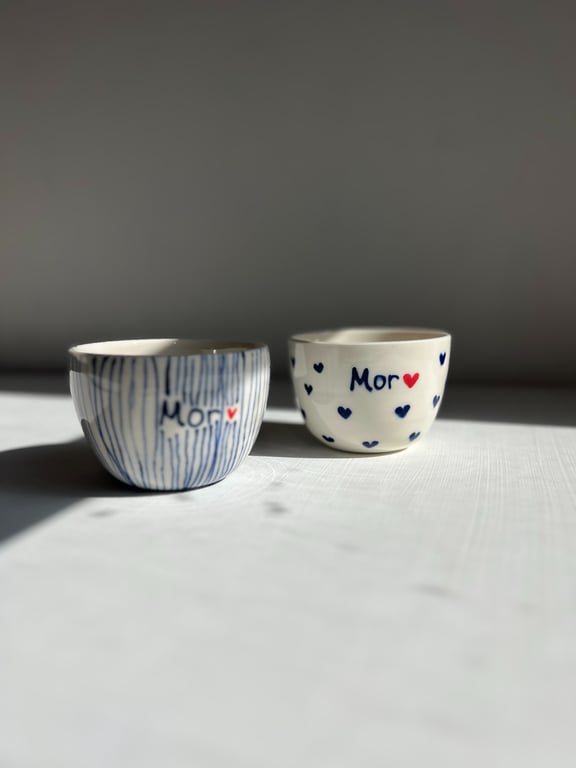 Mor porcelæns kop 