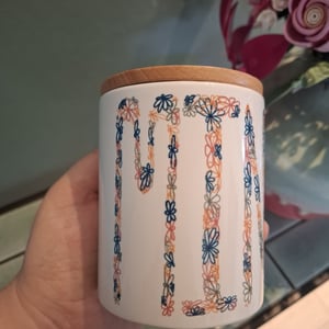 Opbevaringskrukke: MINDER blomster – produktbillede