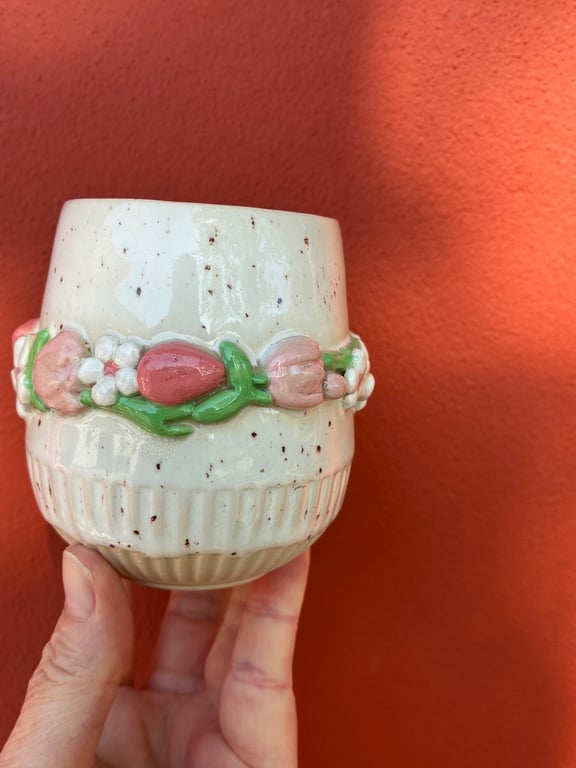 Lille kop med tulipaner billede 2