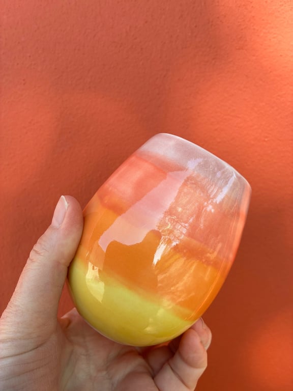 Lille regnbue vase billede 3
