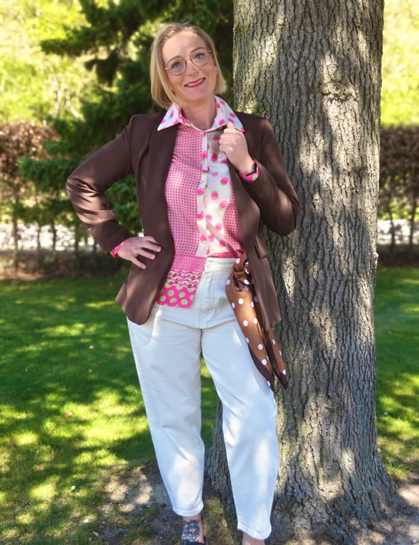 Francesca Blazer Brun billede 2