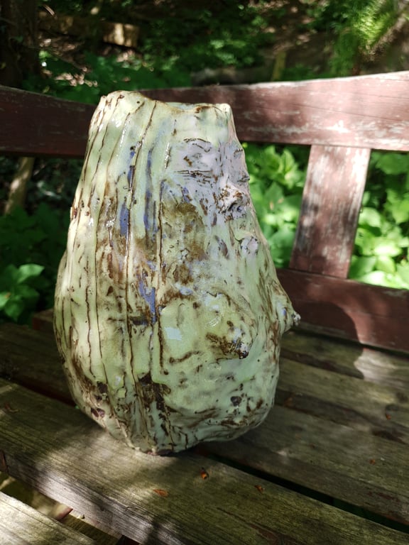 MOR håndbygget vase billede 3