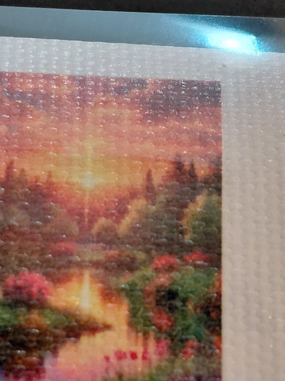 En pæne sol op gang 30×40