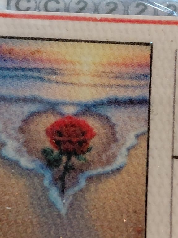 Et riget pænt hjert30×40
