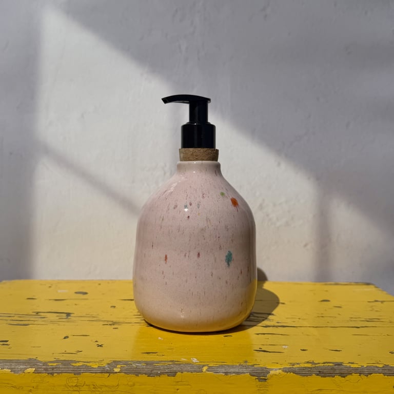 Sæbedispenser 1 lyserød sprinkle 