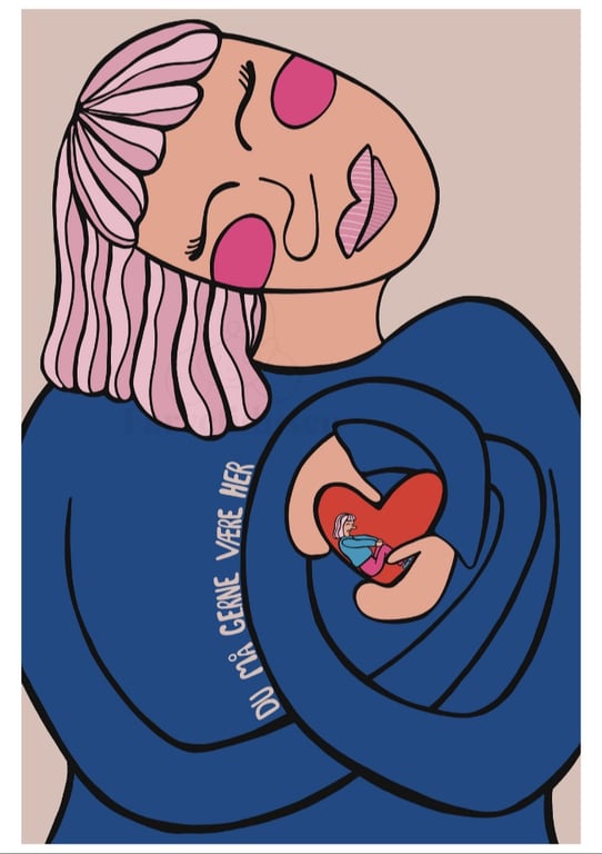 Plakat: Du må gerne være her