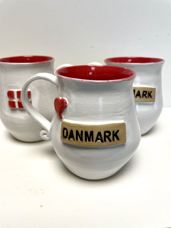Krus med tekst - Danmark billede 2