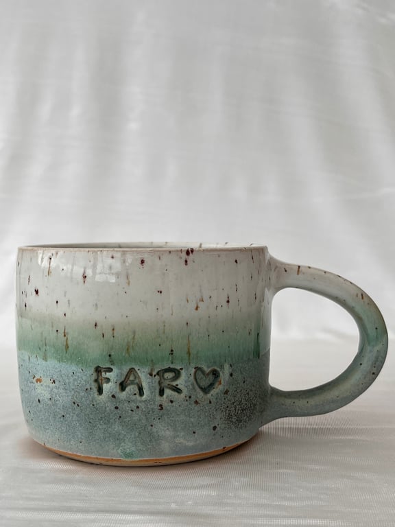 Far kop grøn. 330 ml. H: 7 cm