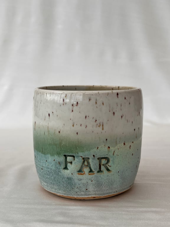 Far American kop grøn. 200 ml. H: 7 cm
