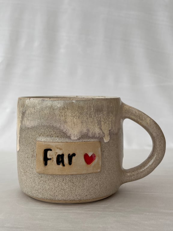 Far kop sand. 380 ml. H: 8 cm