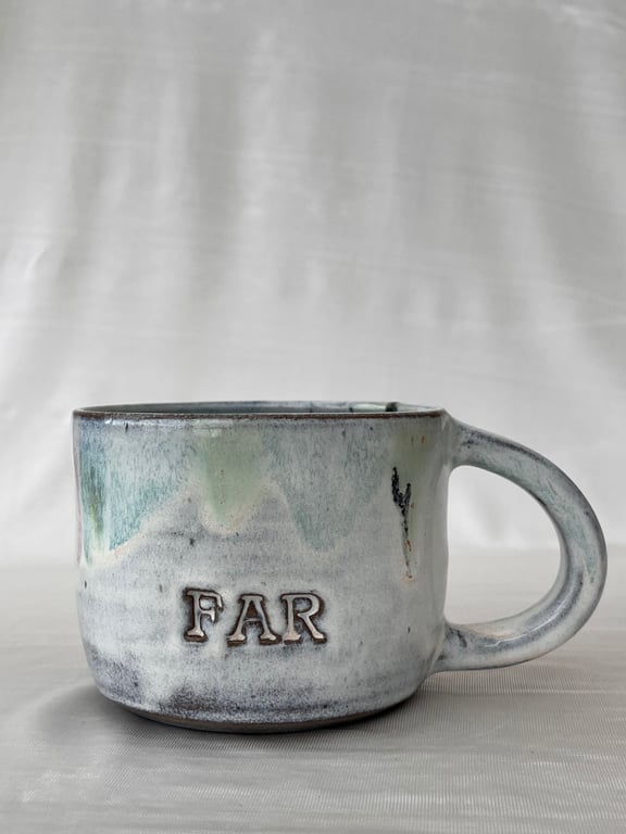 Far kop multi farvet. 330 ml. H: 7 cm