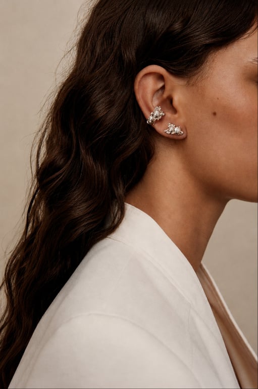 Bubble Bug cuff i sølv billede 2
