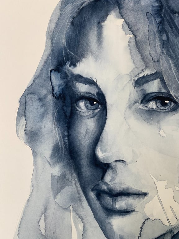 Unspoken, giclée-tryk 50 cm x 70 cm billede 2