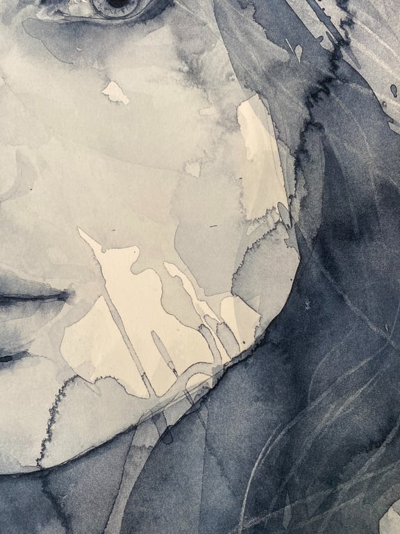 Unspoken, giclée-tryk 50 cm x 70 cm billede 5