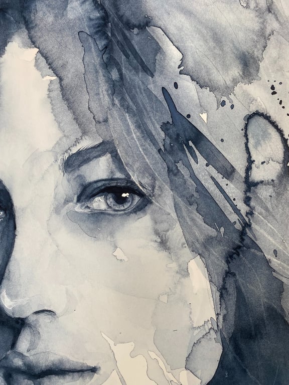 Unspoken, giclée-tryk 50 cm x 70 cm billede 4