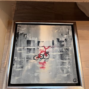 Trehjulet Cykel- Maleri  – produktbillede