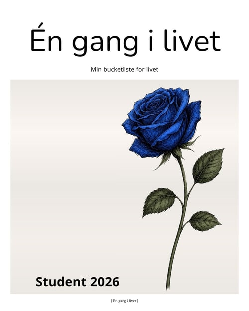 Blå Studenterrose