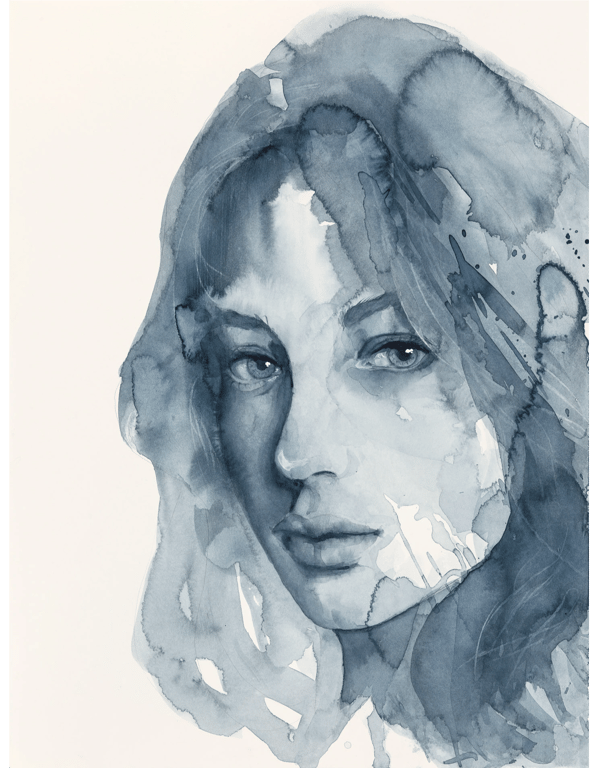 Unspoken, giclée-tryk 50 cm x 70 cm