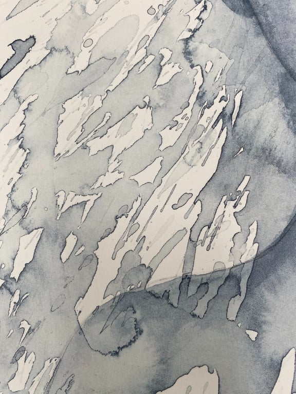 Kvinde med opsat hår, giclée-tryk 50 cm x 70 cm billede 4
