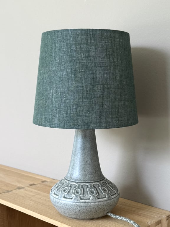 Upcycled vintage bordlampe - Søholm Keramik