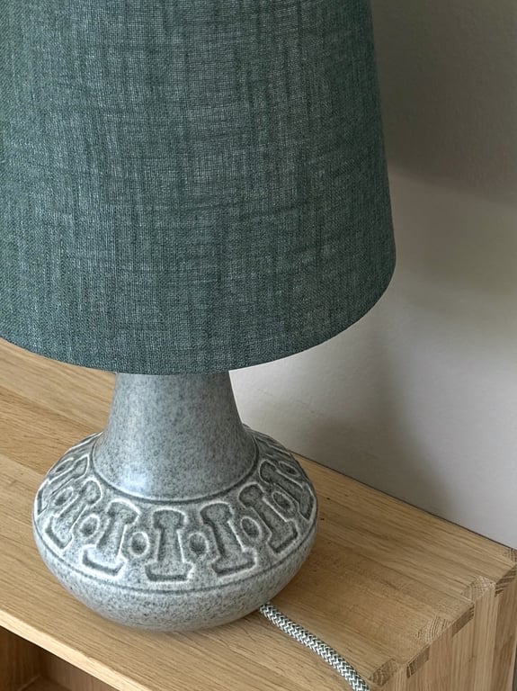 Upcycled vintage bordlampe - Søholm Keramik billede 2
