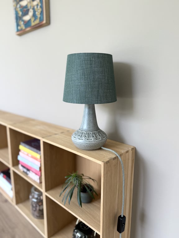 Upcycled vintage bordlampe - Søholm Keramik billede 4
