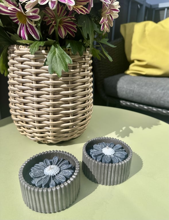 Marguerit lys sort/koksgrå  billede 4