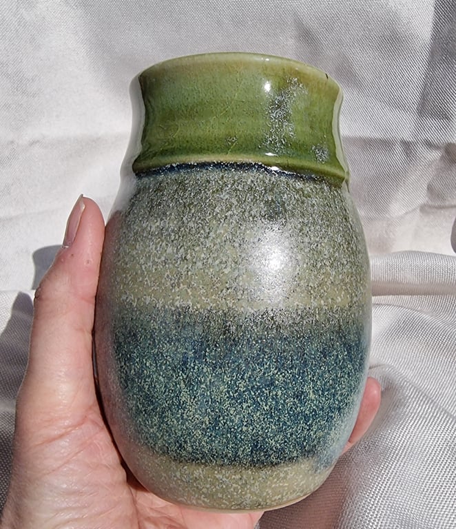 Vase I smukke grønne nuancer. billede 3