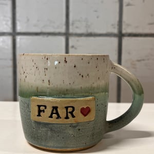 Grøn far kop. 400 ml. H: 8,5 cm – produktbillede