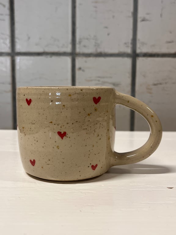 Hjerte kop. 300 ml. H: 7,5 cm