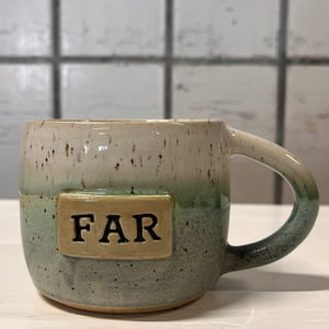 Grøn far kop. 360 ml. H: 7,5 cm – produktbillede