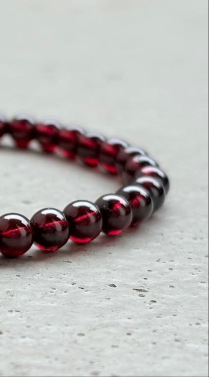 Almandin Granat Royal - Kvalitet AAAA billede 3