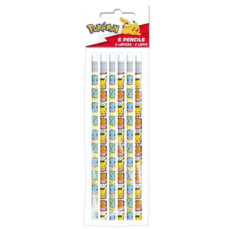 POKEMON SET 6 PENCILS