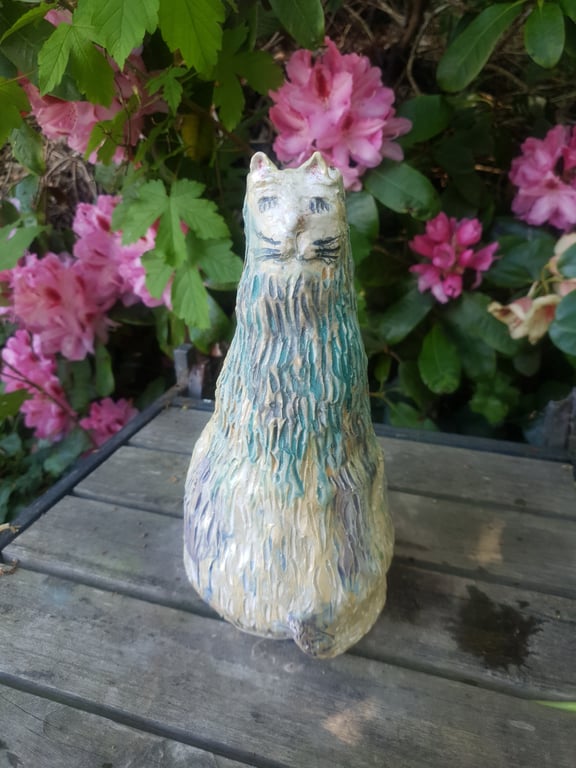 Fredelige kat - vase 