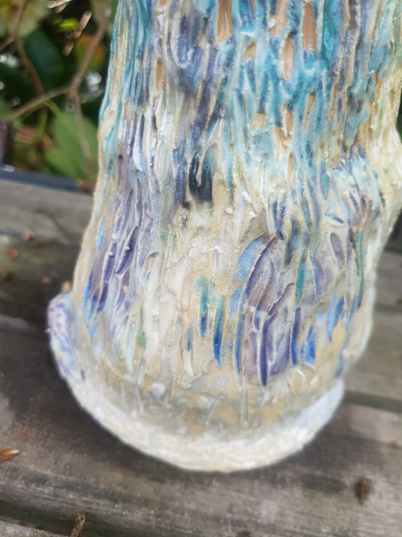 Fredelige kat - vase  billede 7