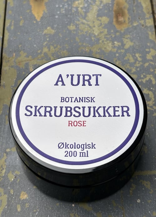 Botanisk skrubsukker – rose