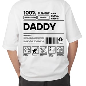 Daddy | t-shirt til far – produktbillede