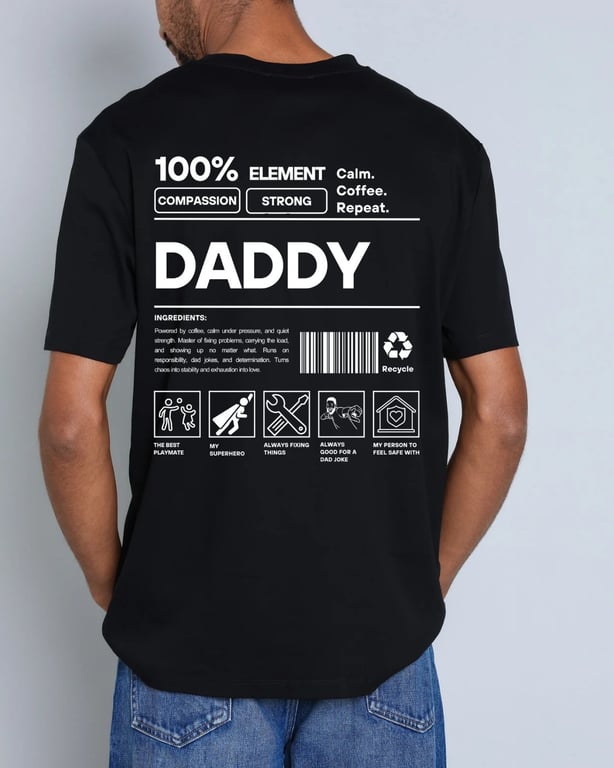 Daddy | t-shirt til far billede 2