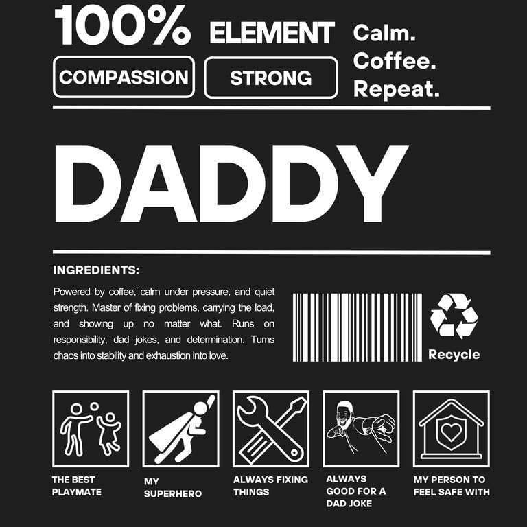 Daddy | t-shirt til far billede 3