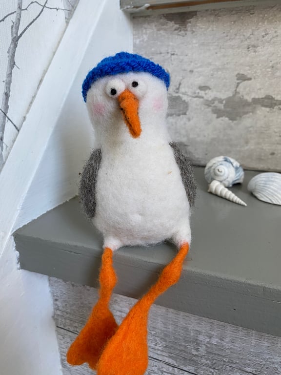 Måge med dinglende ben billede 2
