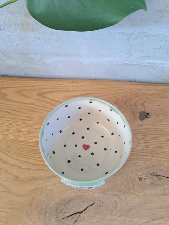 Fars slikskål er 12 cm i diameter og 7 cm høj billede 3